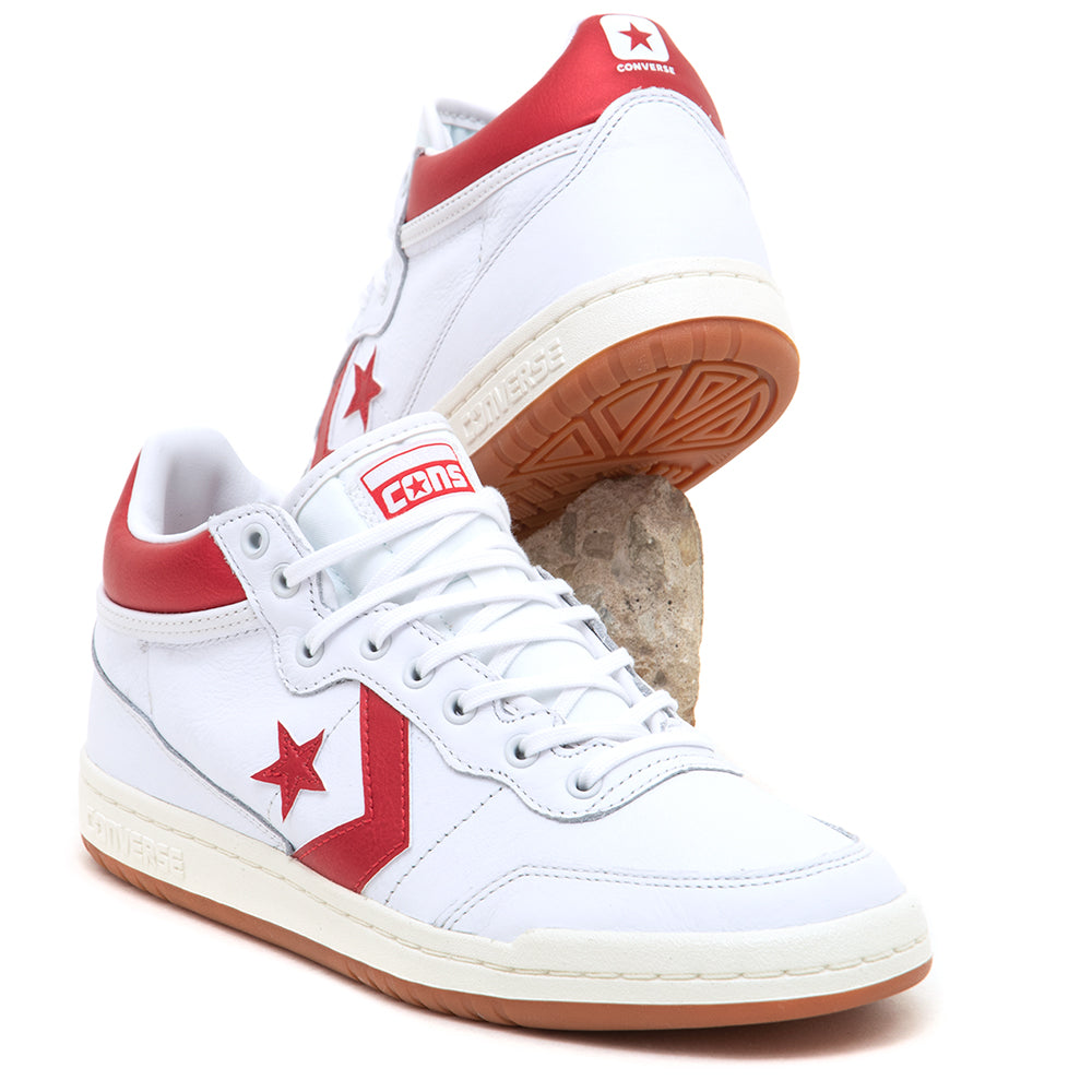 Fastbreak Pro Mid (White / Red / Egret) (S)