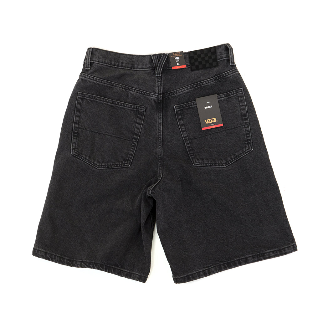 Check-5 Baggy Denim Shorts (Washed Black) VBU (S)