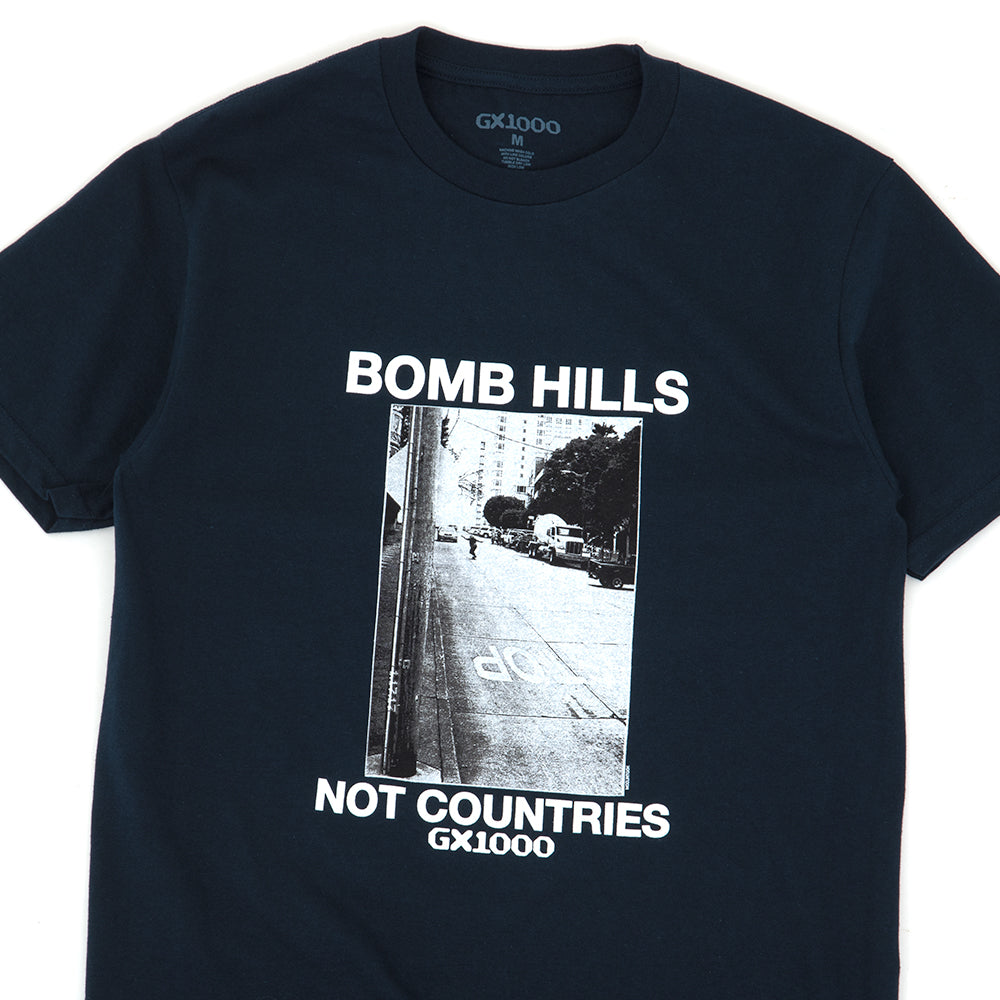 Bomb Hills Not Countries T-Shirt (Navy)