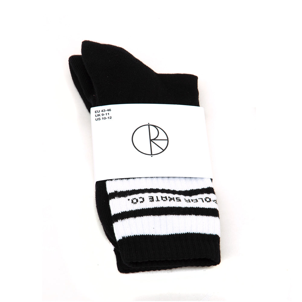 Fat Stripe Sock (Black)