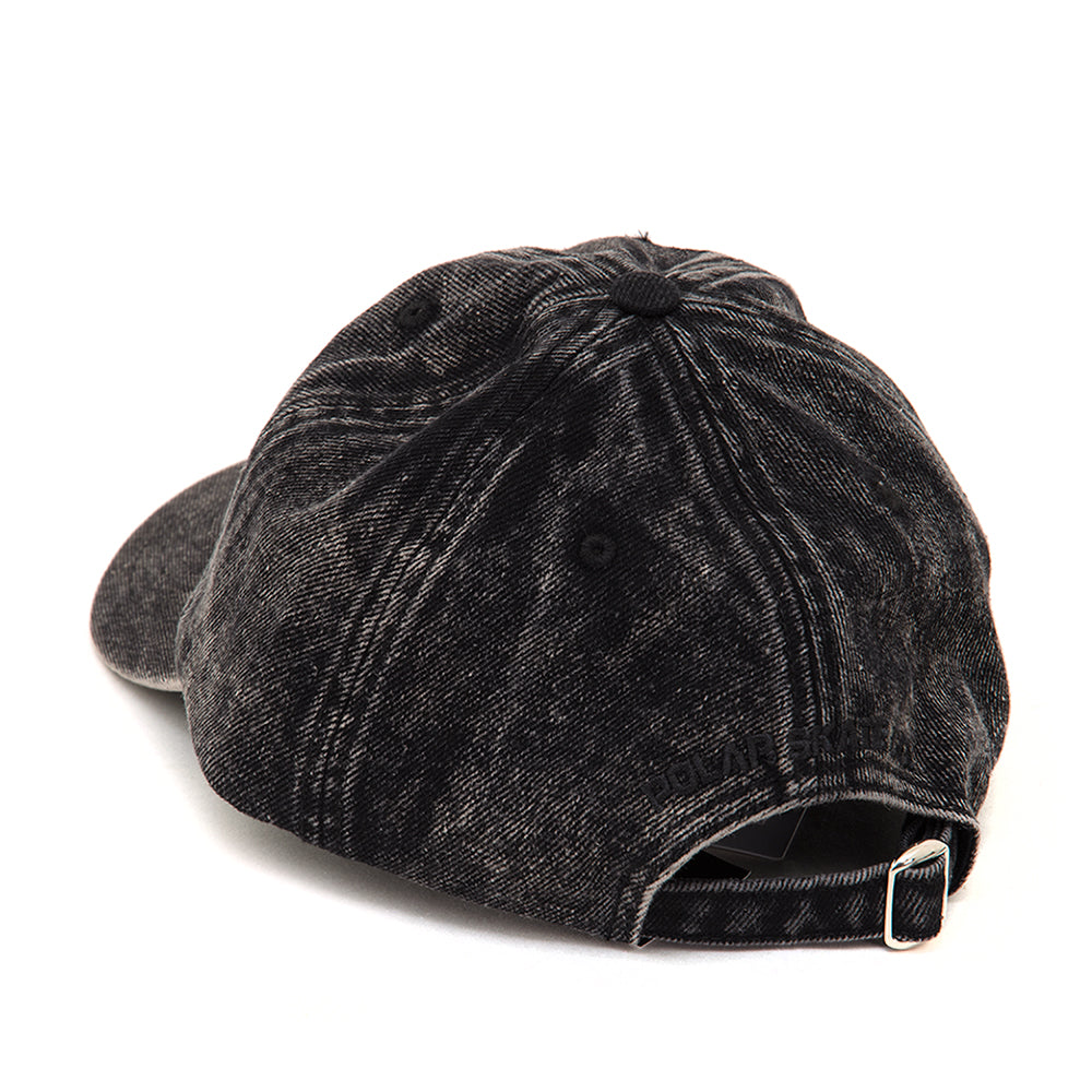 Stroke Logo Denim Cap (Dark Acid Black)