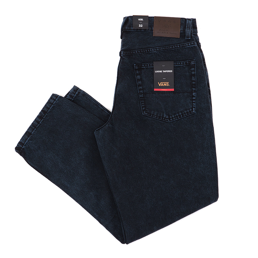 Nick Michel Check-5 Loose Tapered Denim Pant (Dress Blues) VBU