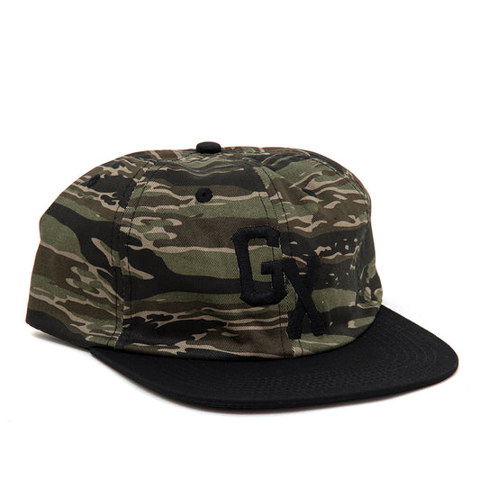 GX 6-Panel Snapback Hat (Tiger Camo / Black)