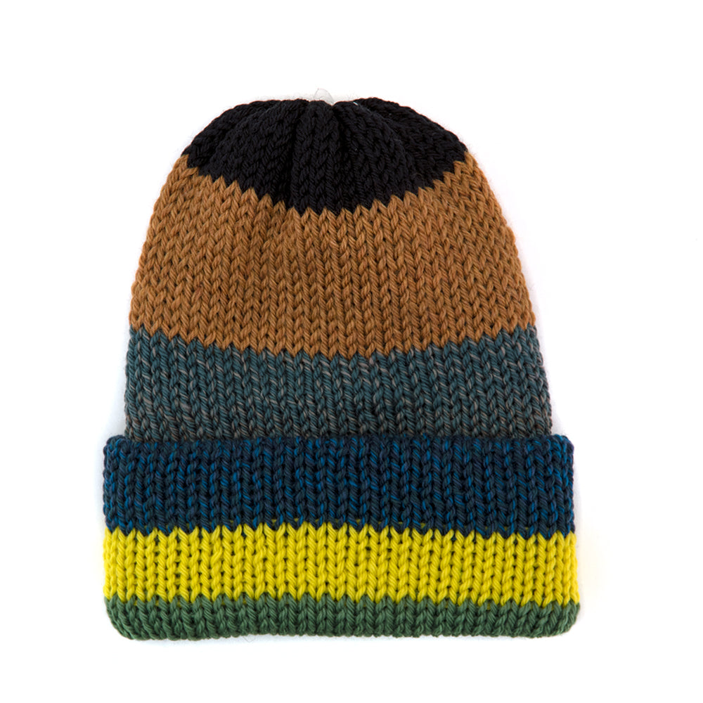Short Stack Beanie (Blocks Multicolor)