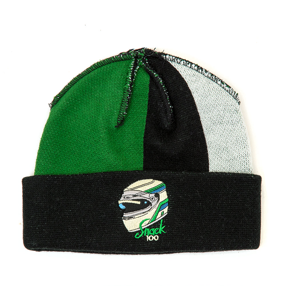 Snack 100 Beanie (Black / Green)