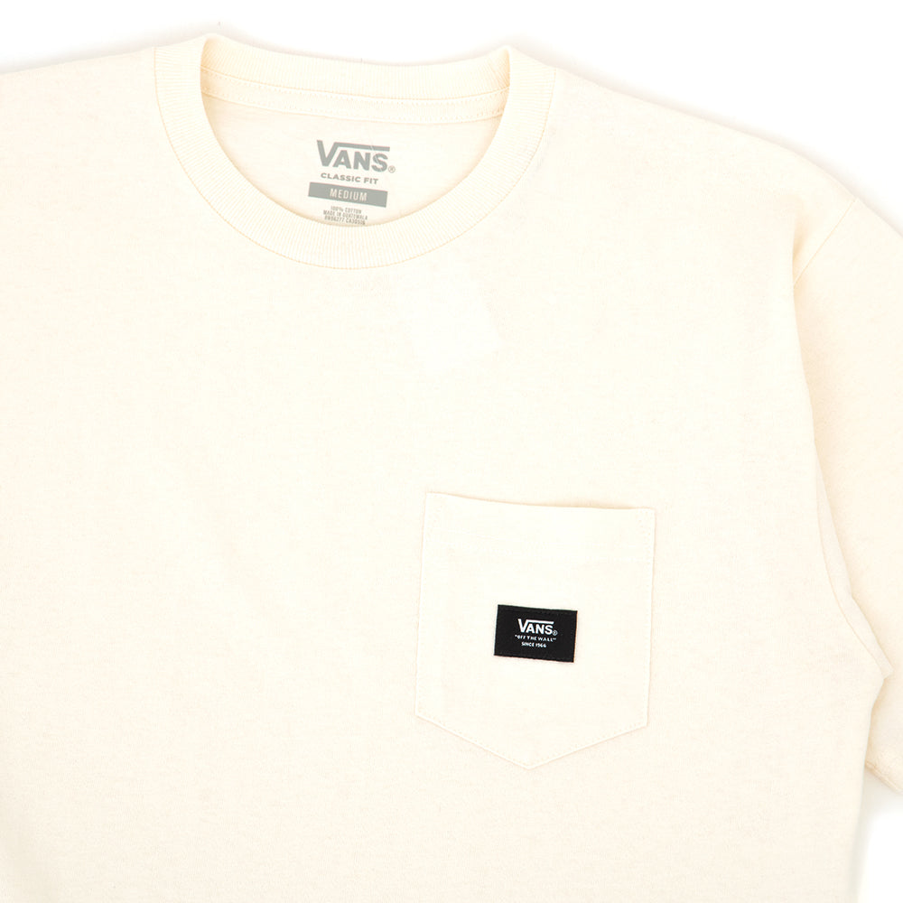 Woven Patch Pocket T-Shirt (Antique White) VBU