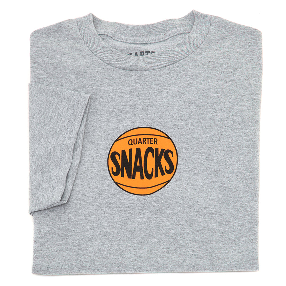 Bball Logo S/S T-Shirt (Heather Grey) (S)