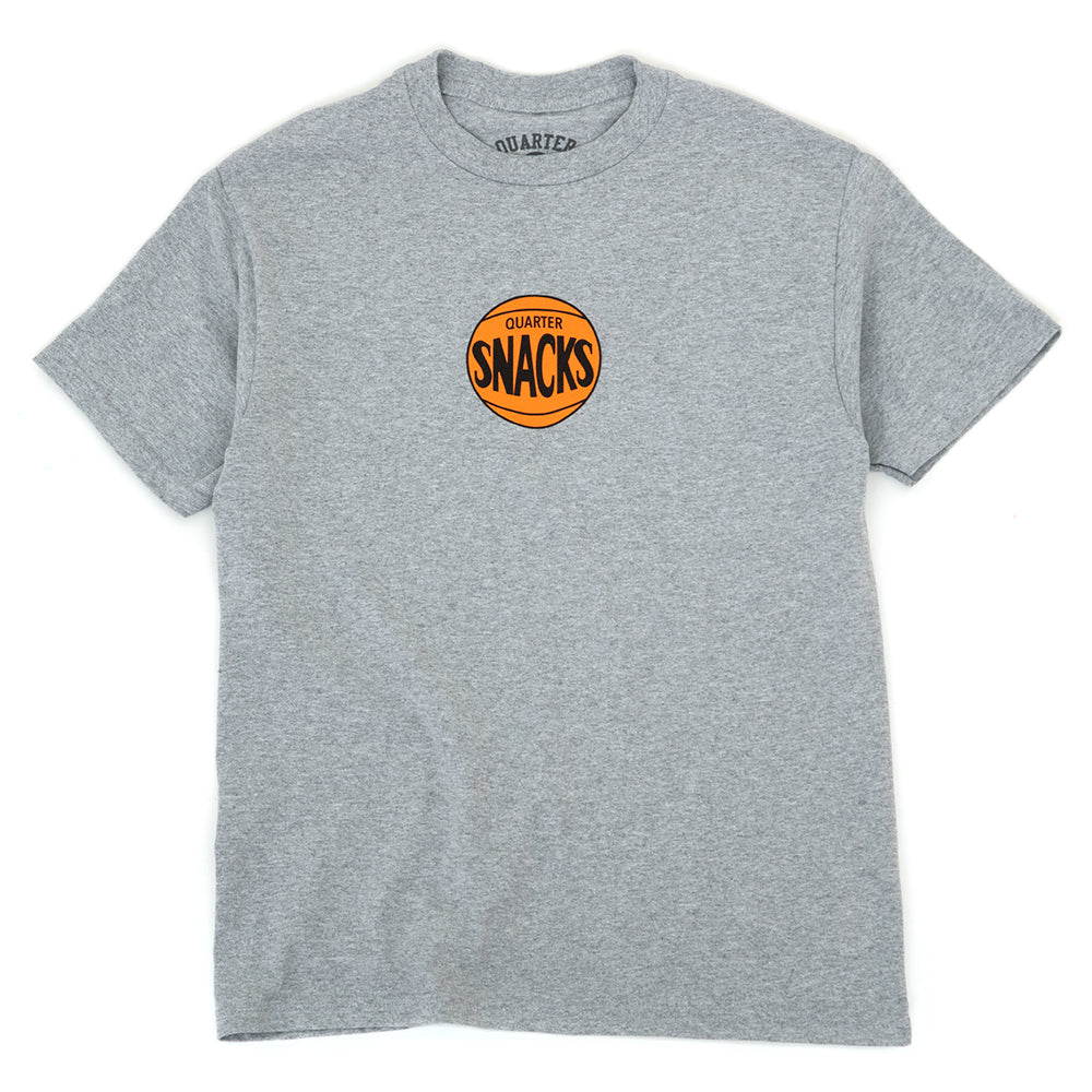 Bball Logo S/S T-Shirt (Heather Grey) (S)