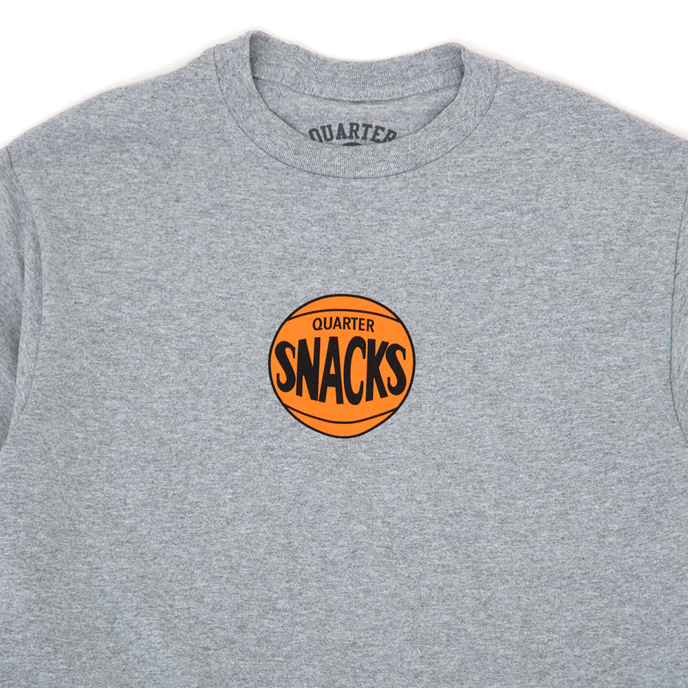 Bball Logo S/S T-Shirt (Heather Grey) (S)