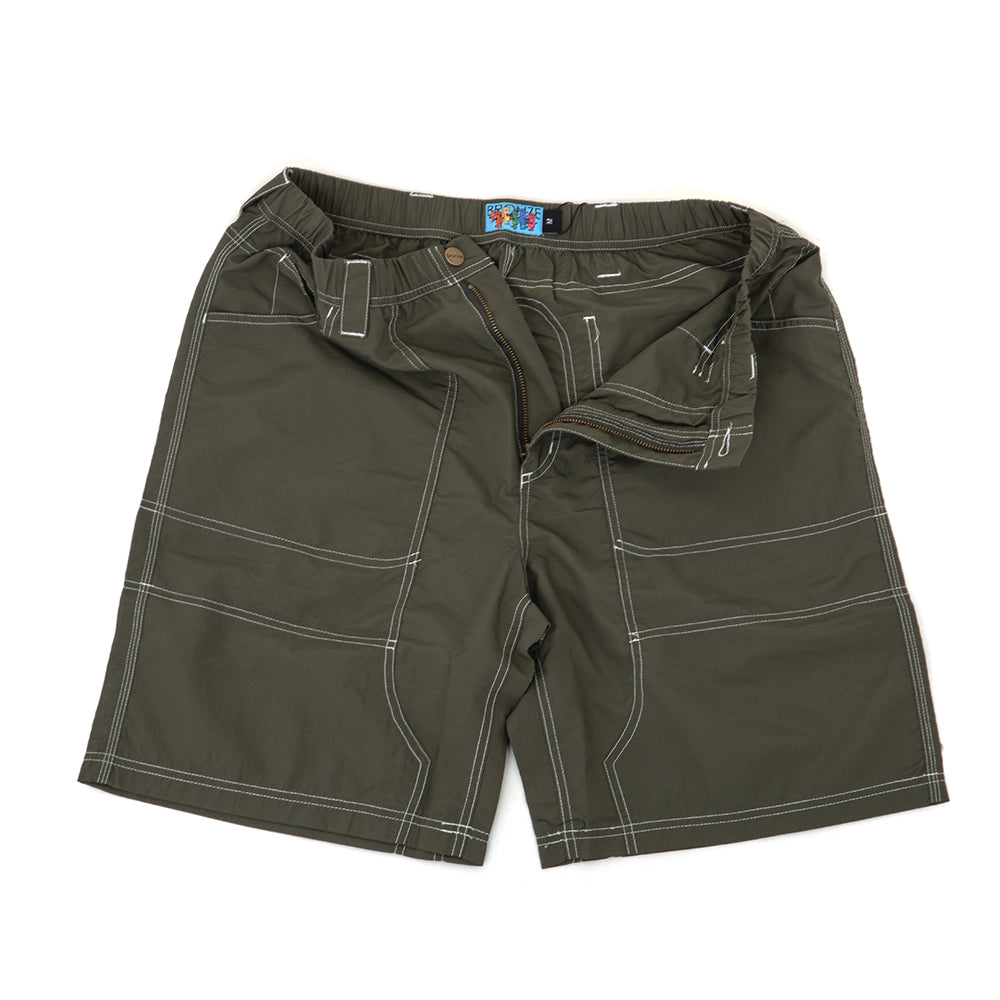 Double Knee Shorts (Olive)
