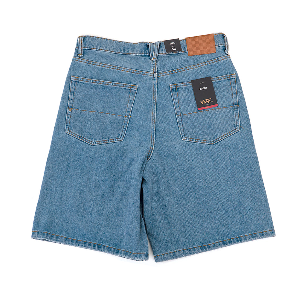 Check-5 Baggy Denim 23'' Shorts (Stonewash Blue)