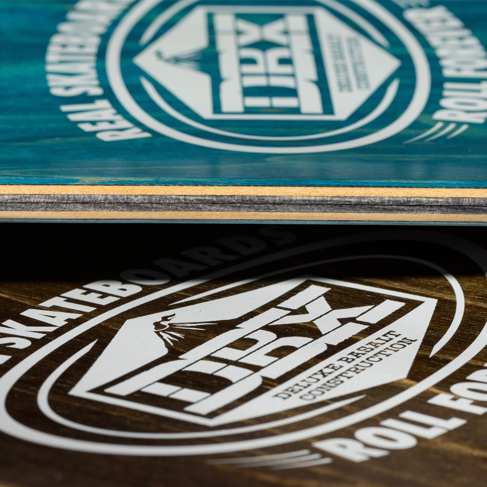 DBX Basalt Oval Deck Blue Foil Deck (8.5)