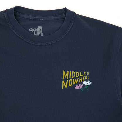 Lonely Palm Middle of Nowhere T-Shirt (Navy) (S)