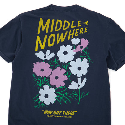 Lonely Palm Middle of Nowhere T-Shirt (Navy) (S)