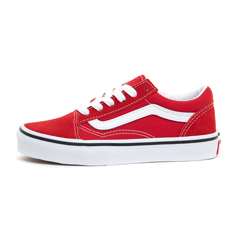 Red and white hotsell old skool