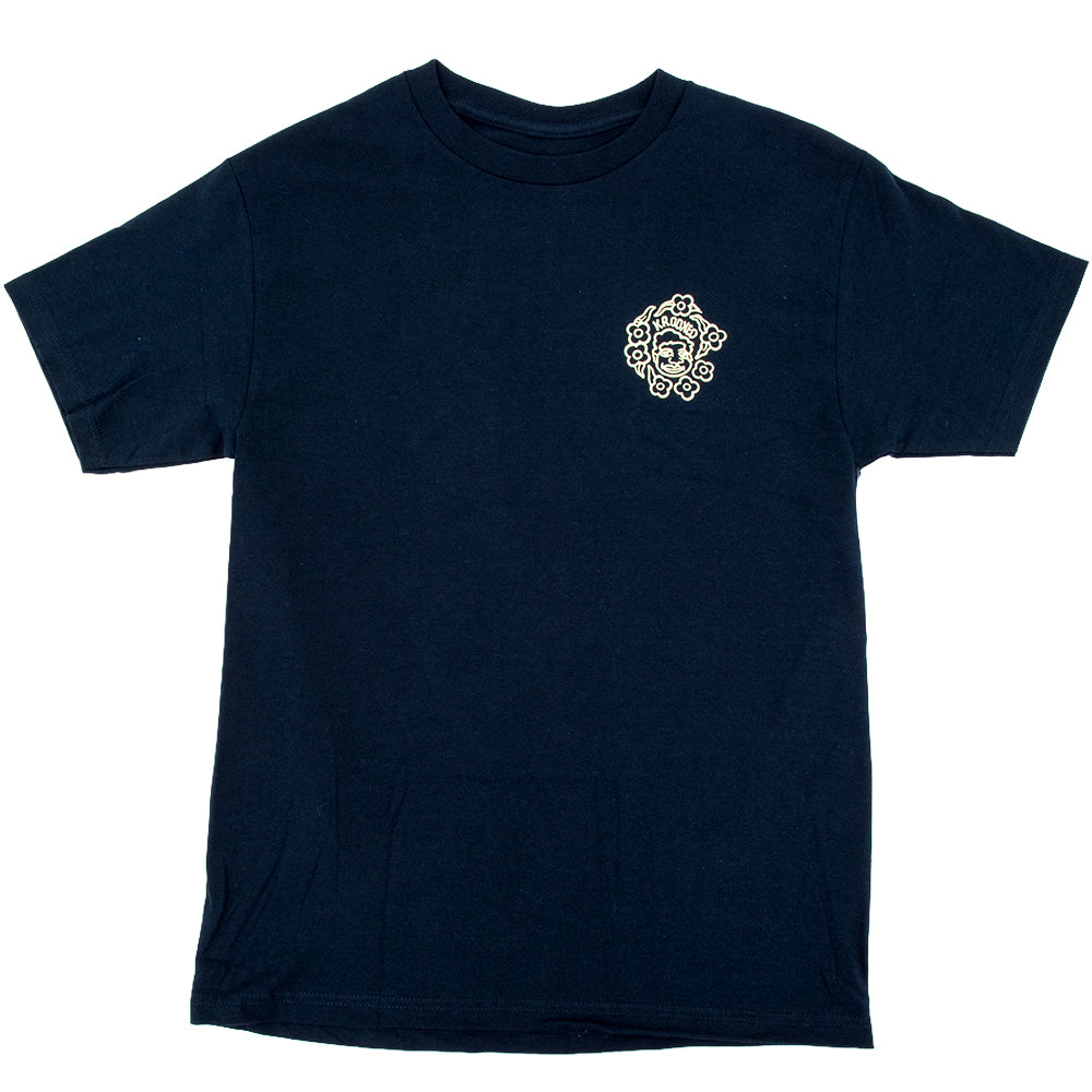Krooked Mark Gonzales S/S T-Shirt (True Navy / Multi)