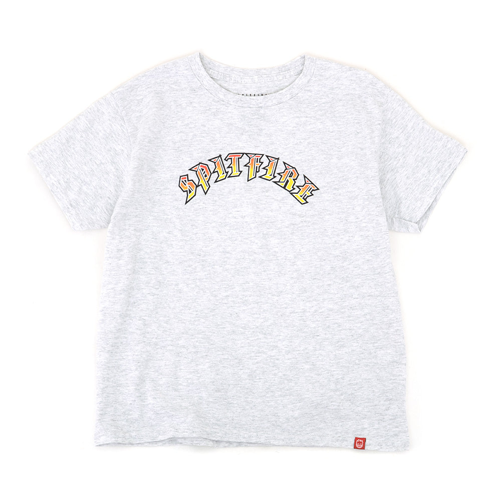 Youth Old E Fade Fill S/S Shirt (Ash Grey) (S)