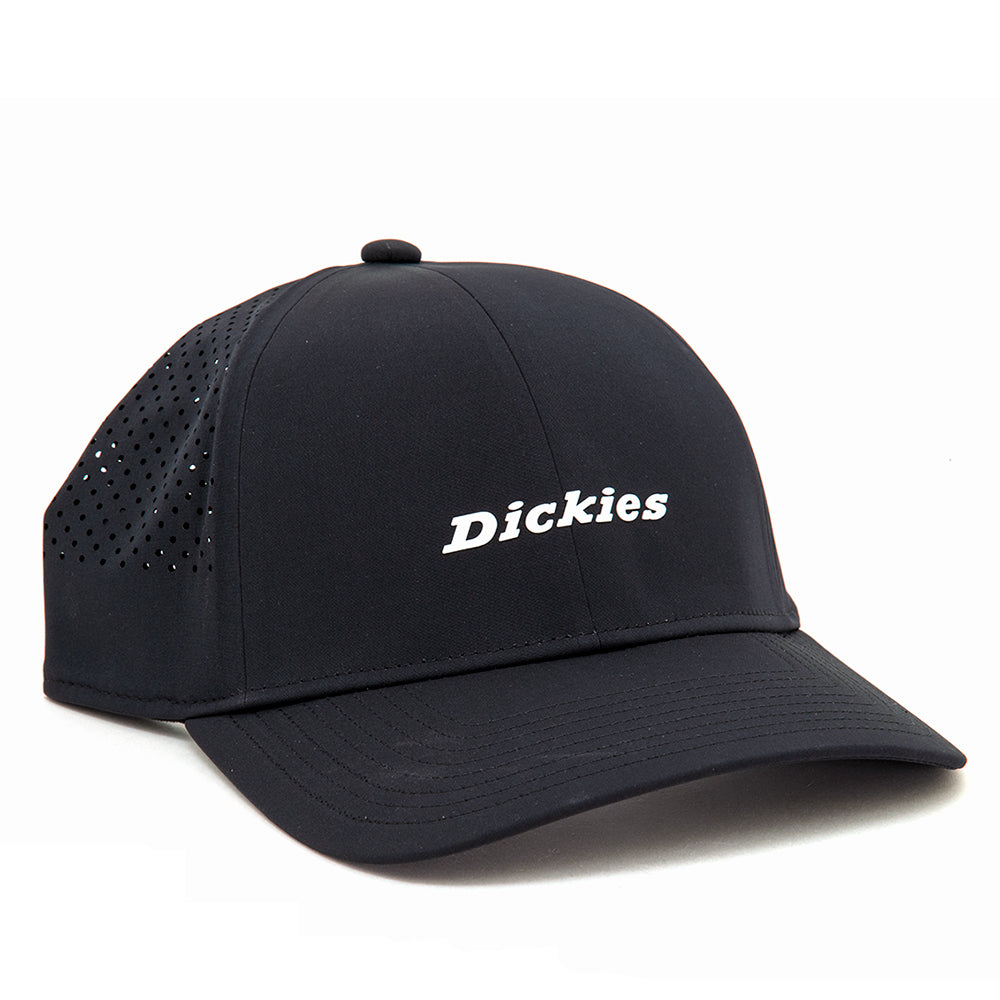 Woven Logo Baseball Snapback Hat (Black)