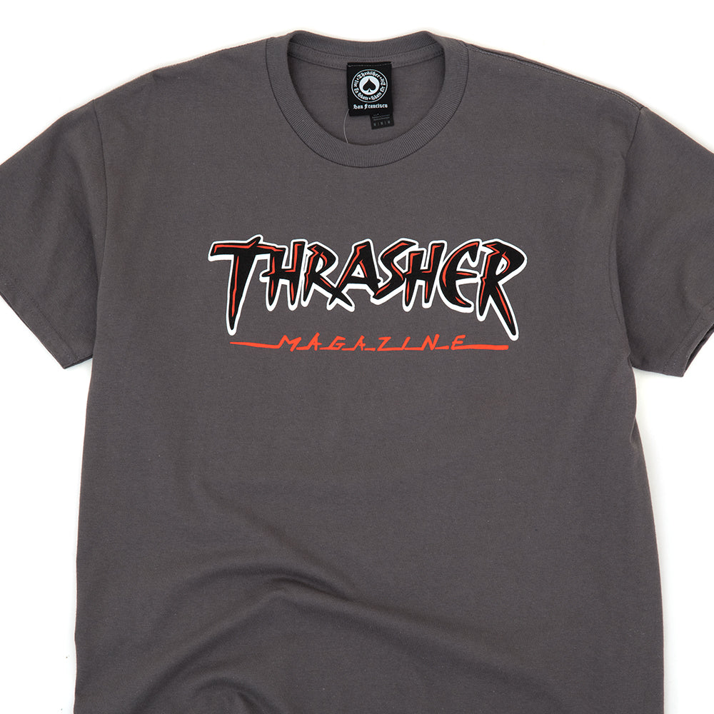 Slash S/S T-Shirt (Charcoal)