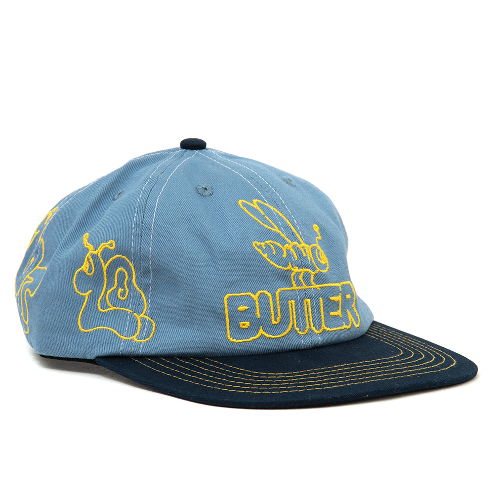 Critter 6-Panel Cap (Sky / Navy)