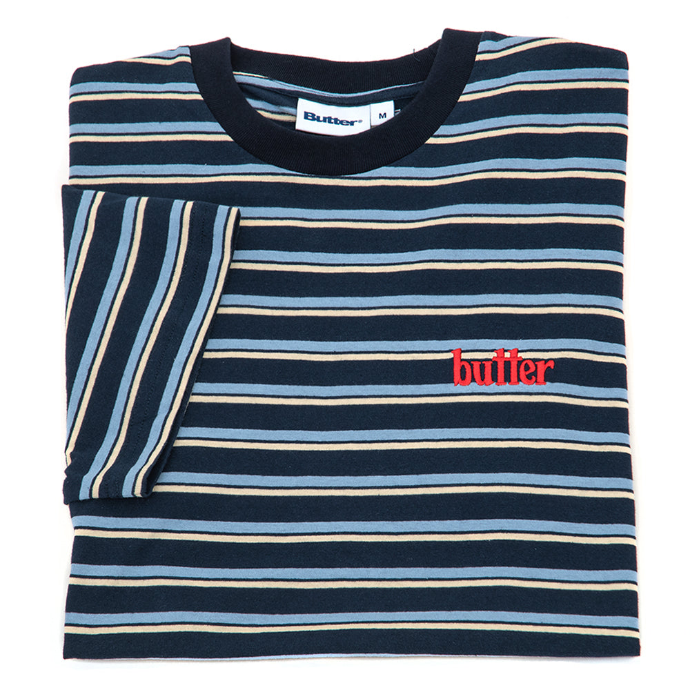 Gardens Stripe T-Shirt (Navy)