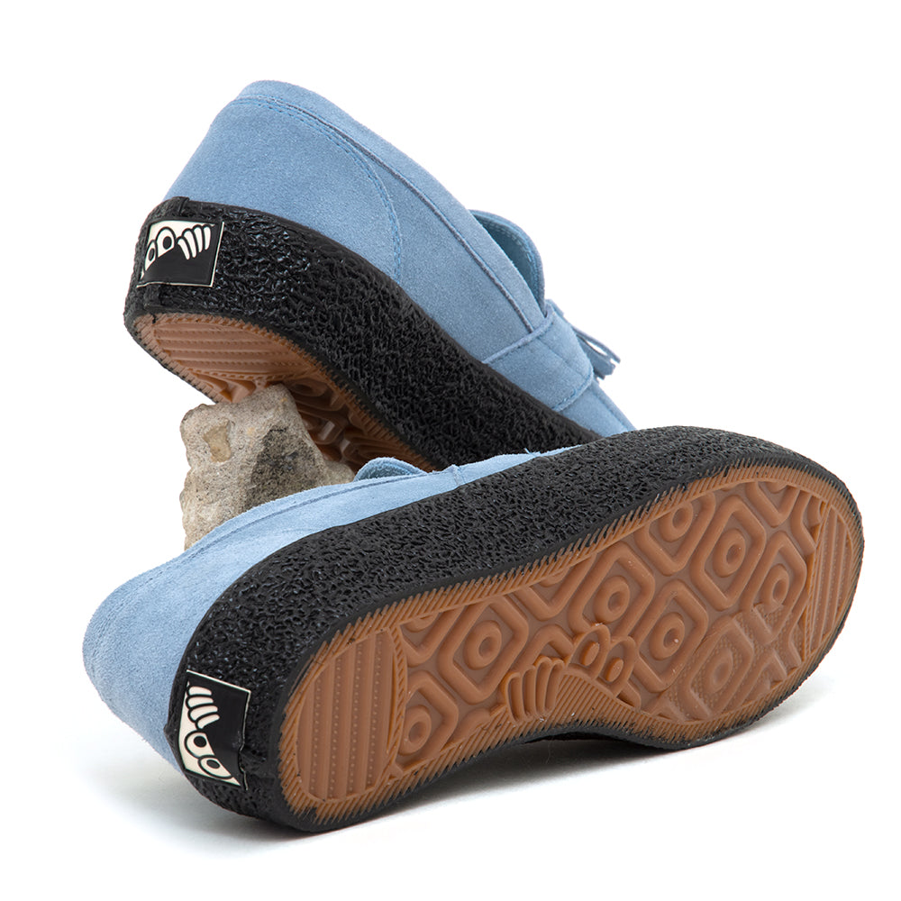 VM005 Loafer - Suede (Dusty Blue / Black)