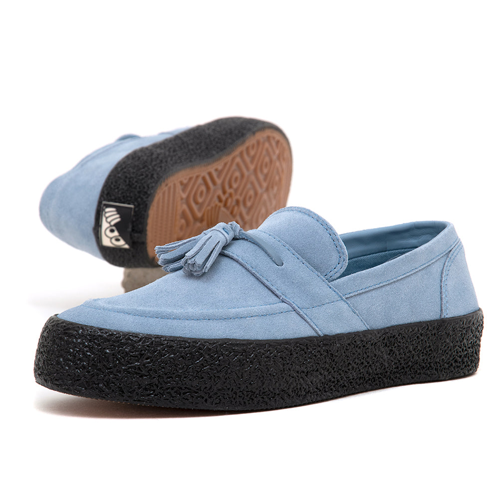 VM005 Loafer - Suede (Dusty Blue / Black)