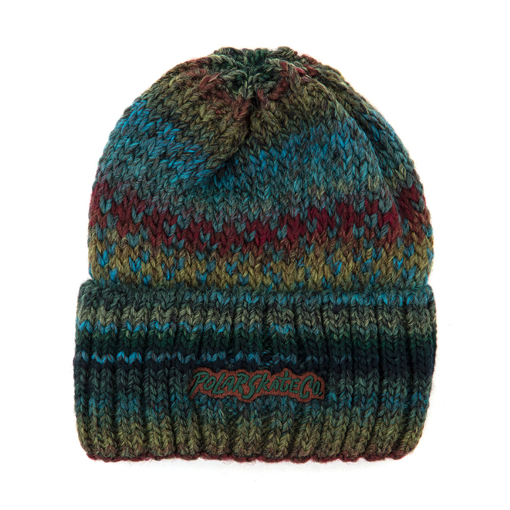 Multi Beanie (Blue / Wine / Green)