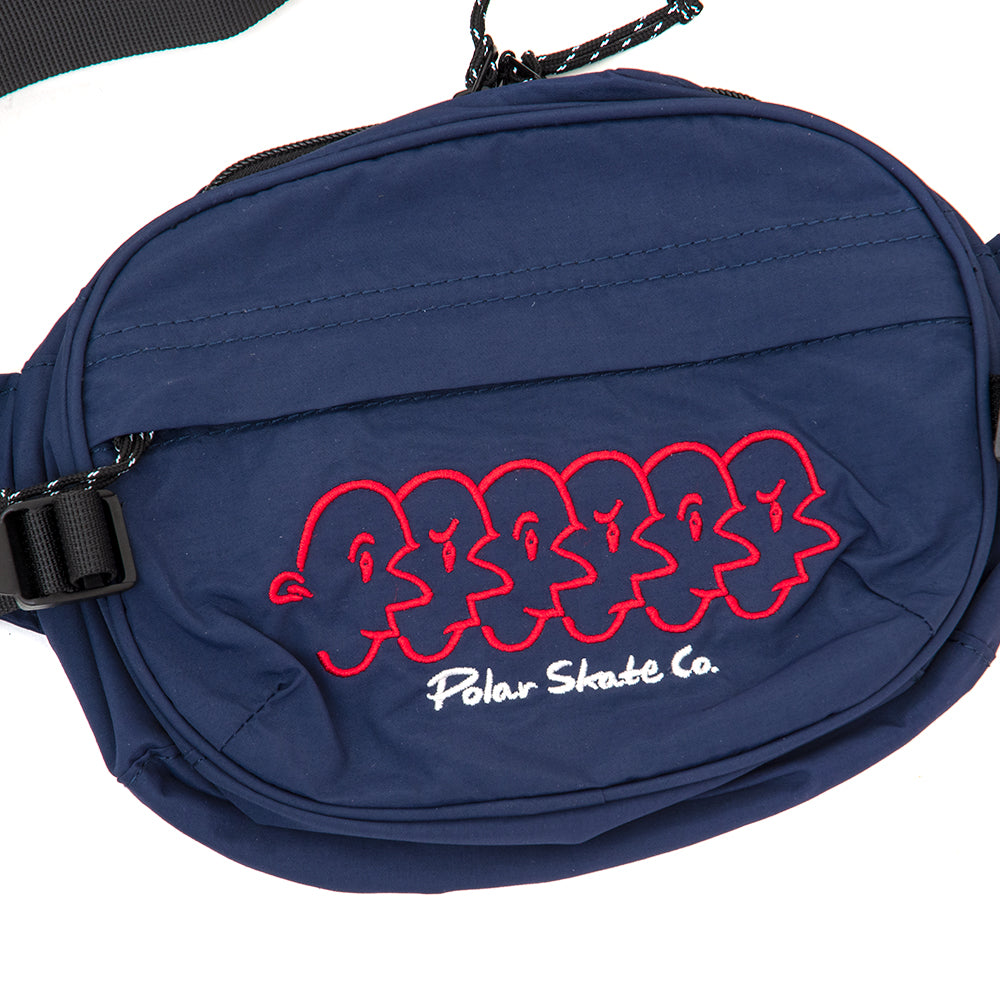 Nylon Faces Hip Bag (Navy)