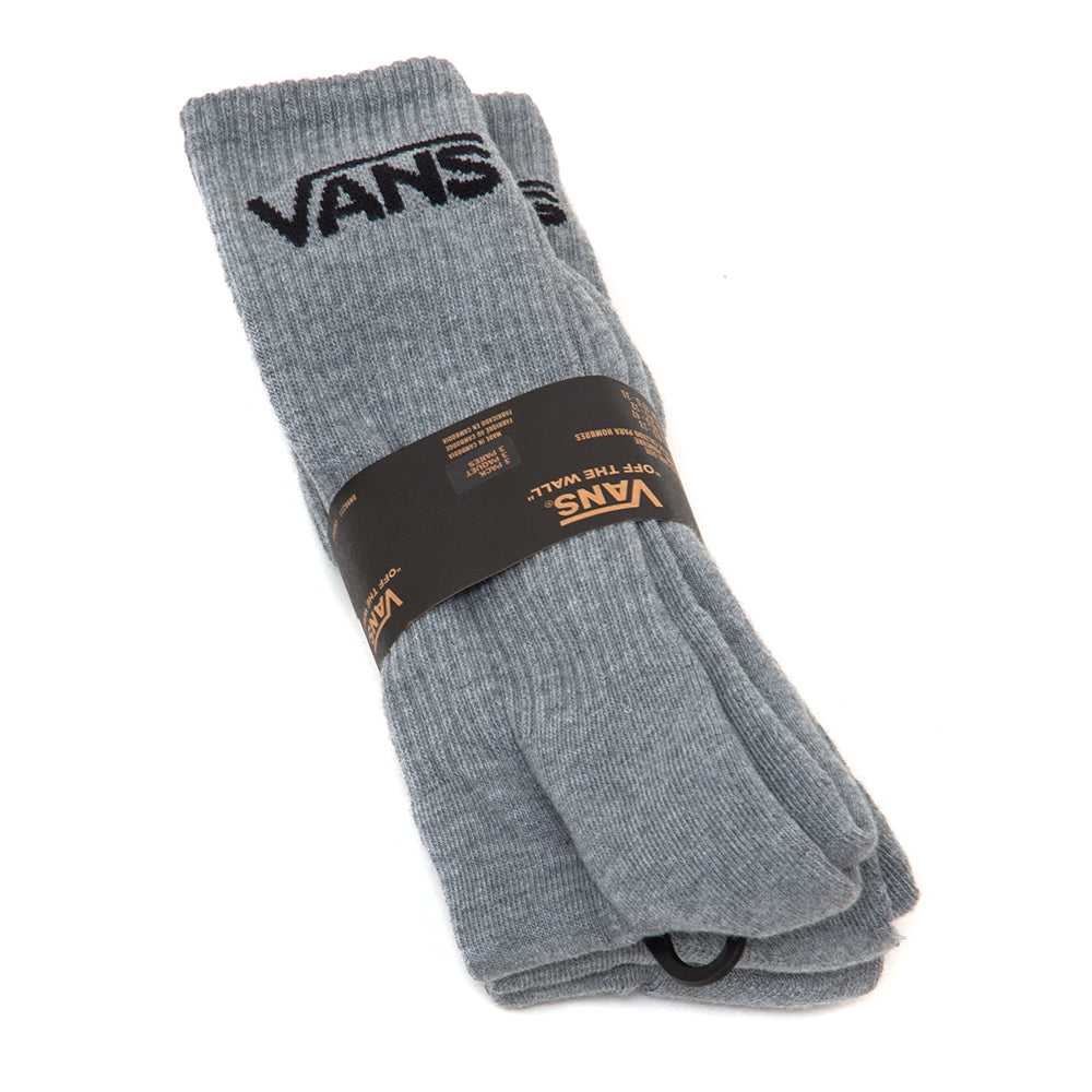 Classic Crew Sock 3 Pack (Heather Grey) VBU