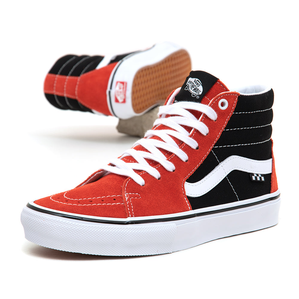 Skate Sk8-Hi (Red / Black) VBU