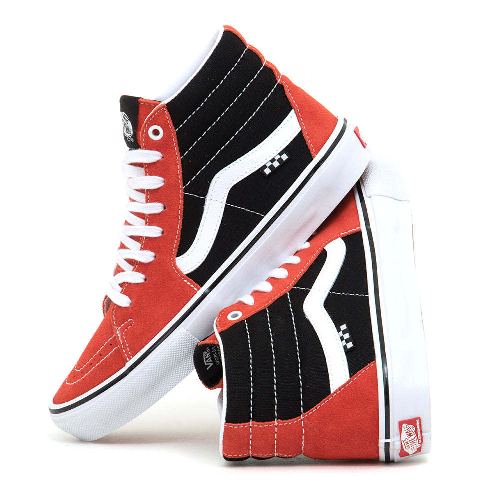Skate Sk8-Hi (Red / Black) VBU