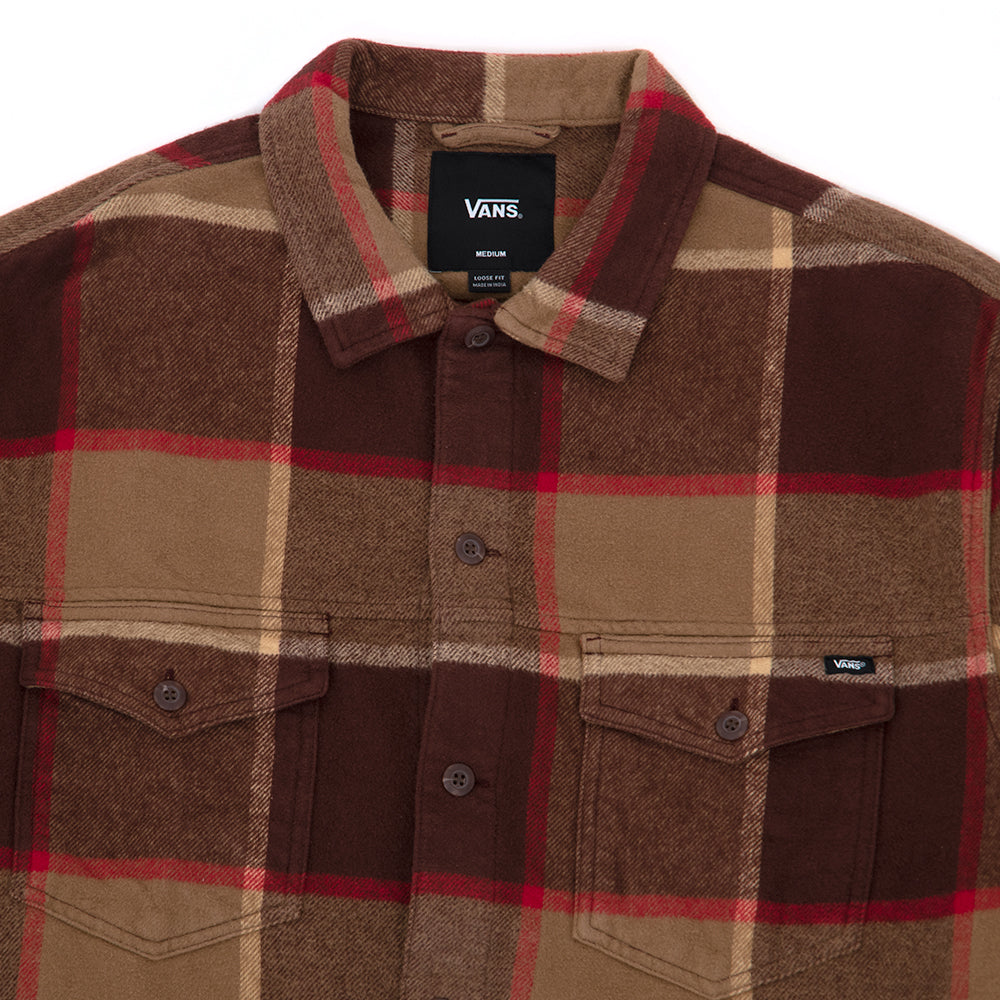 Norbeck L/S Woven Shirt (Bitter Chocolate / Dirt) VBU