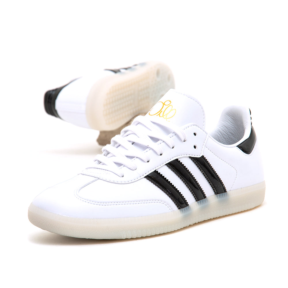 Dill Samba Patent (Footwear White / Core Black / Gold Metallic)