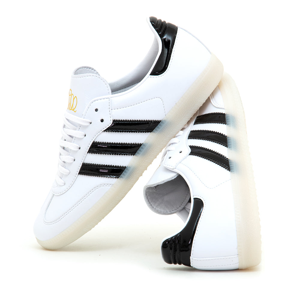 Dill Samba Patent (Footwear White / Core Black / Gold Metallic)