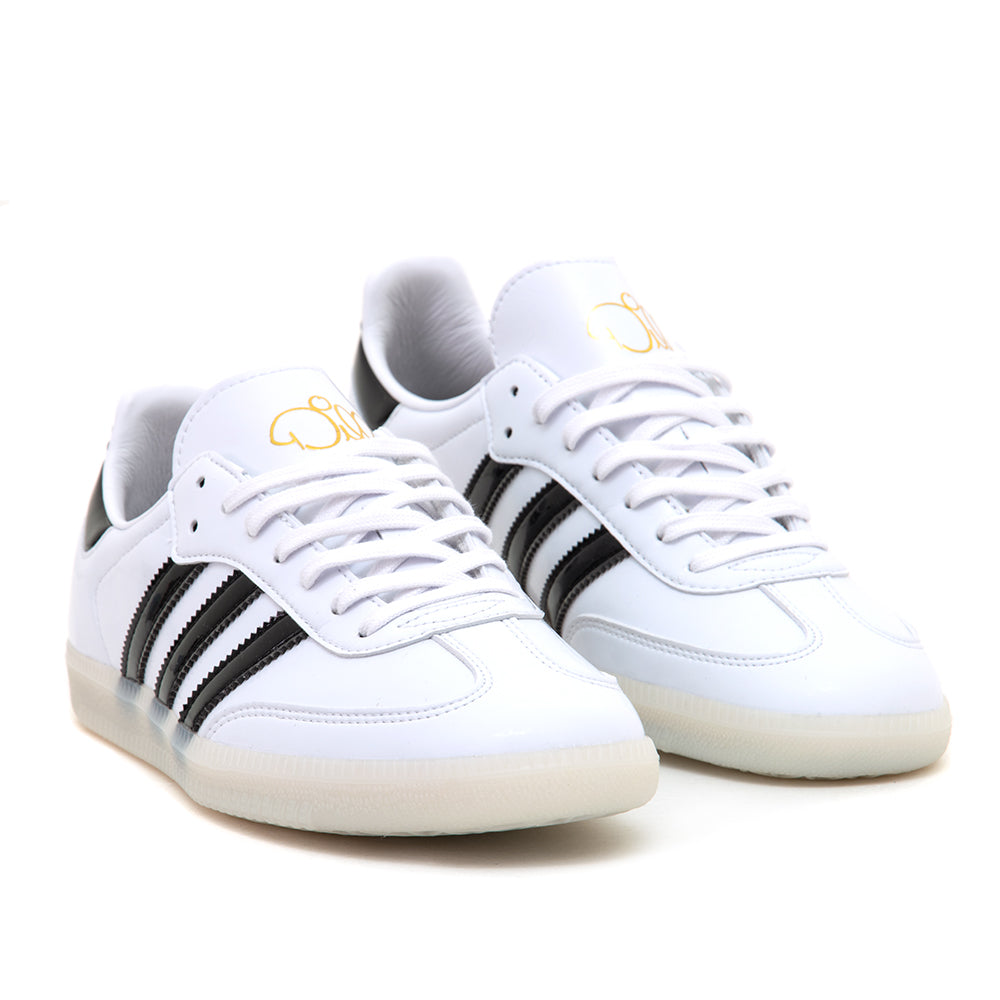Dill Samba Patent (Footwear White / Core Black / Gold Metallic)