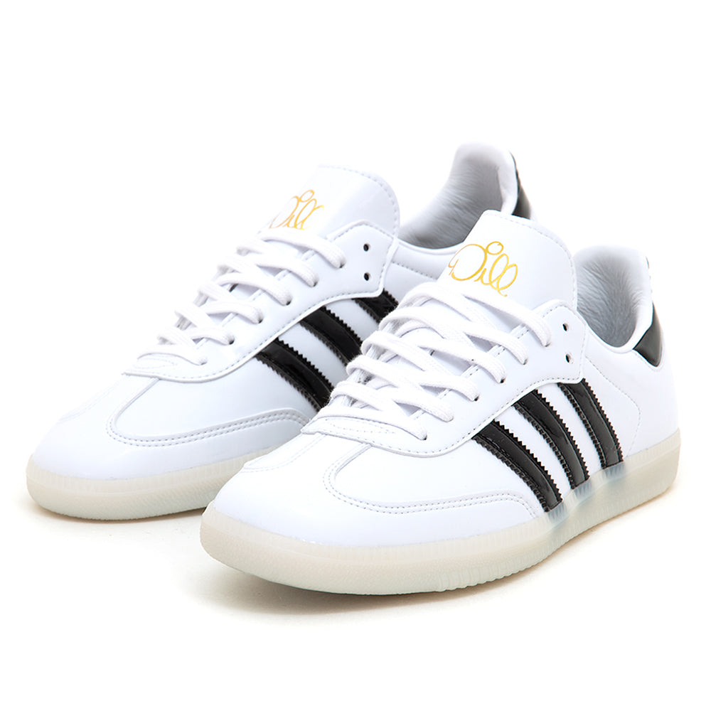 Dill Samba Patent (Footwear White / Core Black / Gold Metallic)