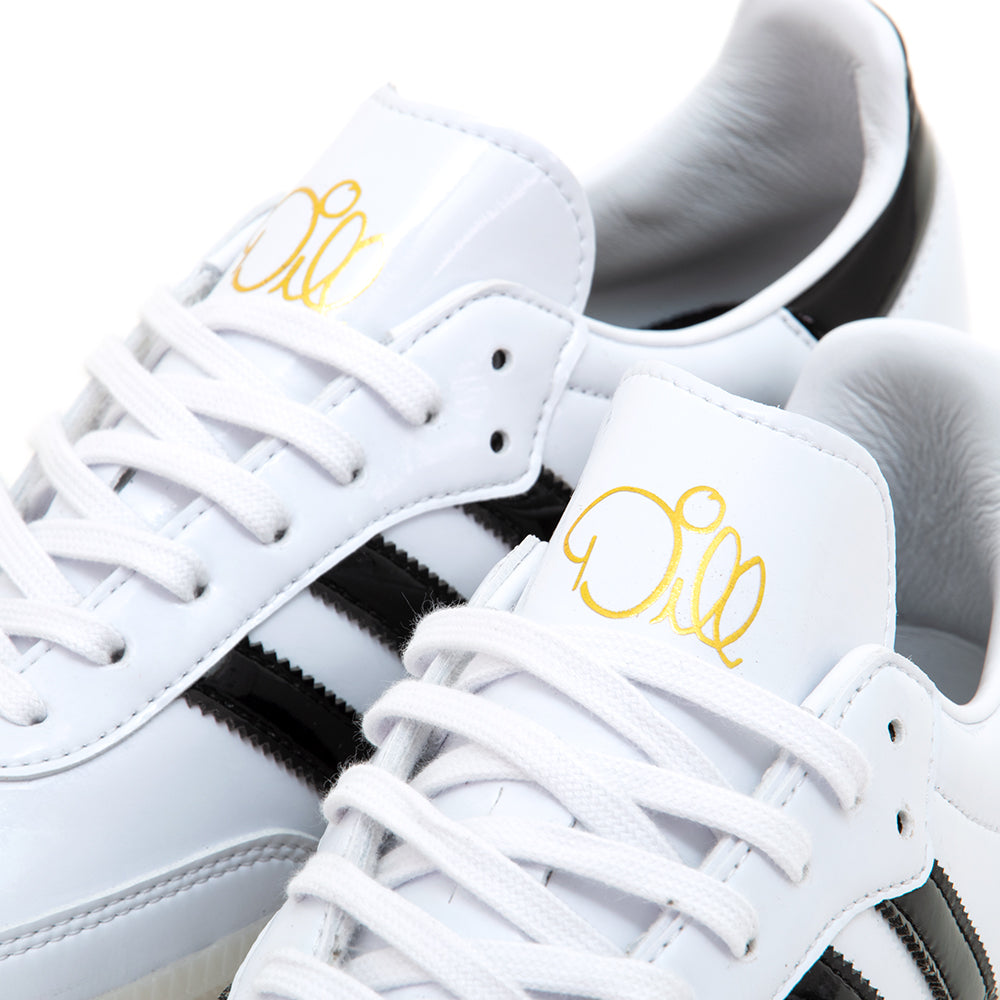 Dill Samba Patent (Footwear White / Core Black / Gold Metallic)
