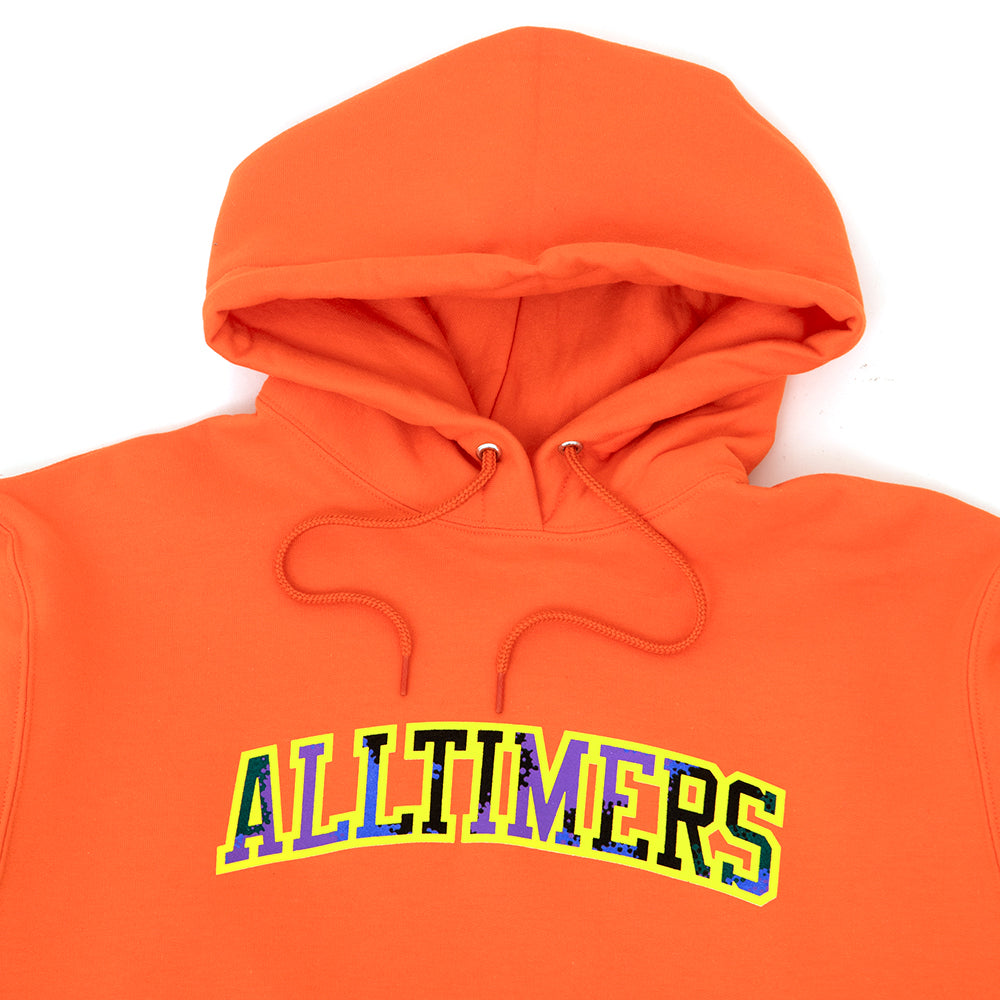 City College Hooded Sweatshirt (Orange)