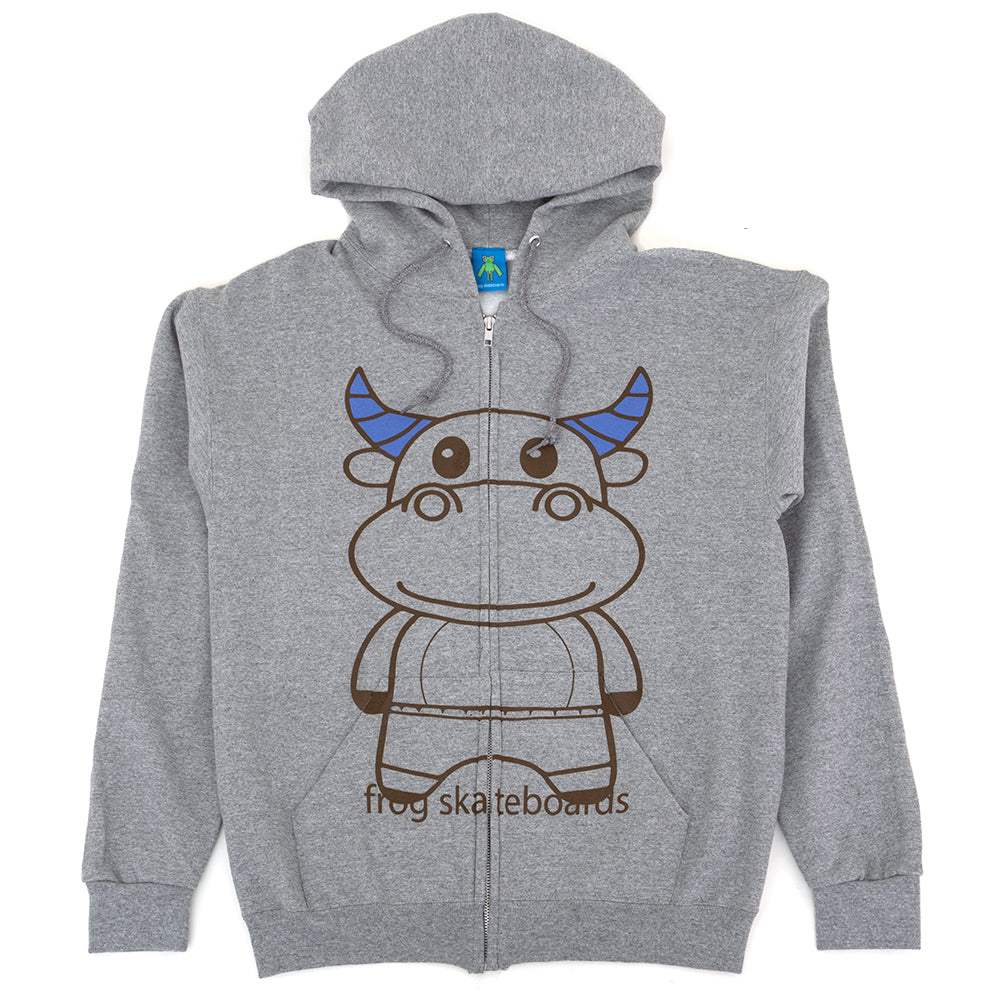 Totally Awesome Zip Hooded Sweatshirt (Ash)