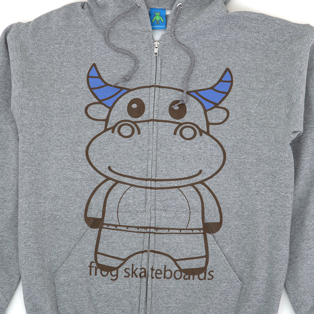 Totally Awesome Zip Hooded Sweatshirt (Ash)