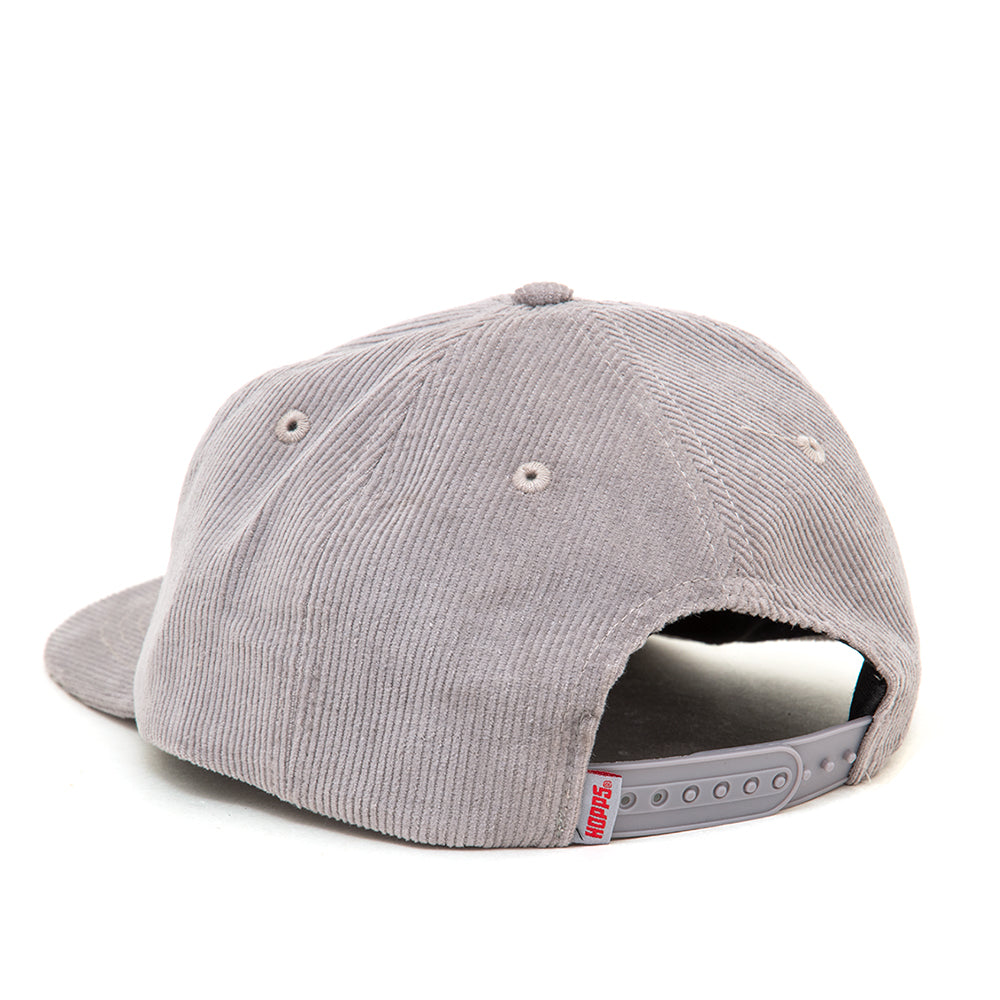 Bighopps Corduroy Snapback Hat (Grey)