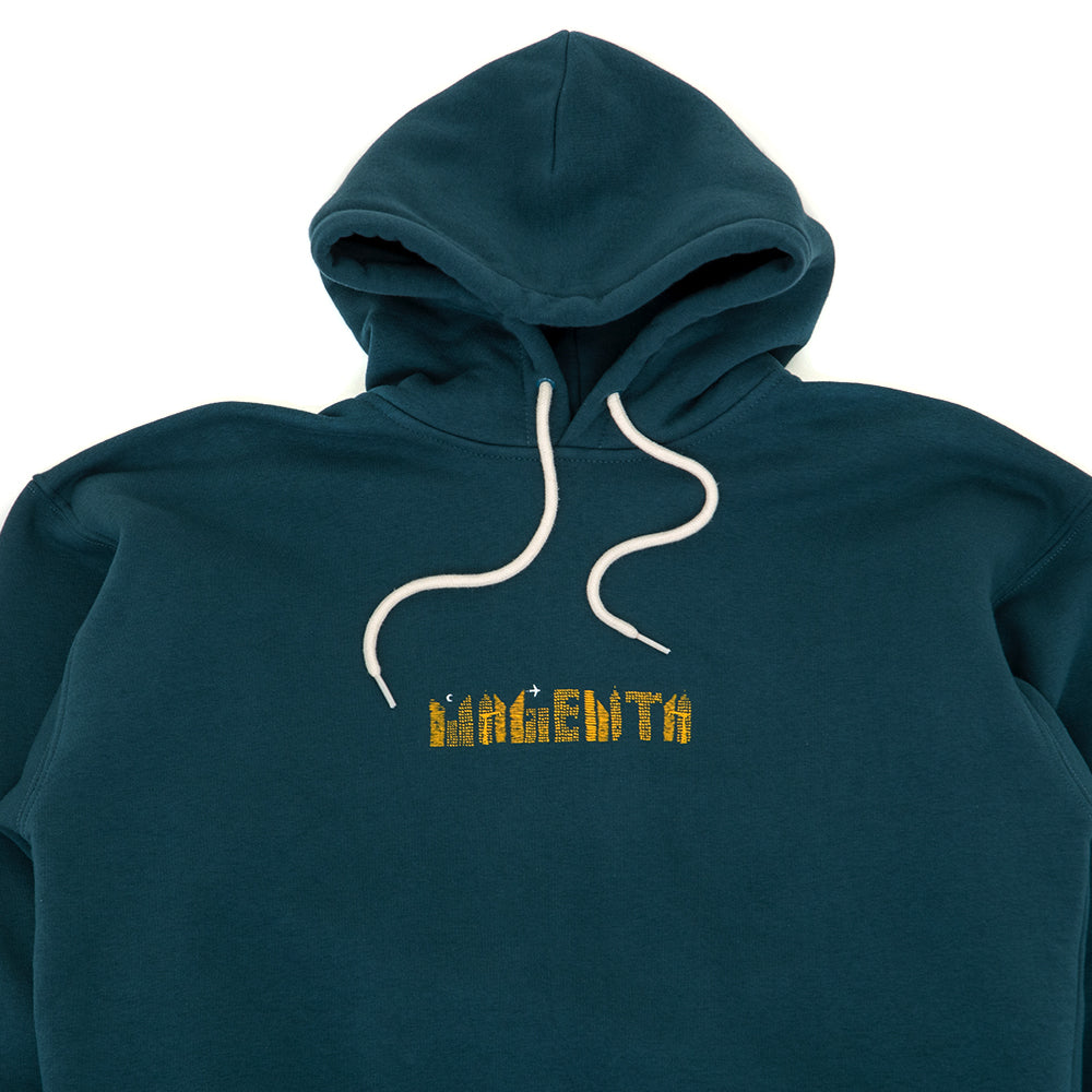 Downtown Hooded Sweatshirt (Petrol Blue)