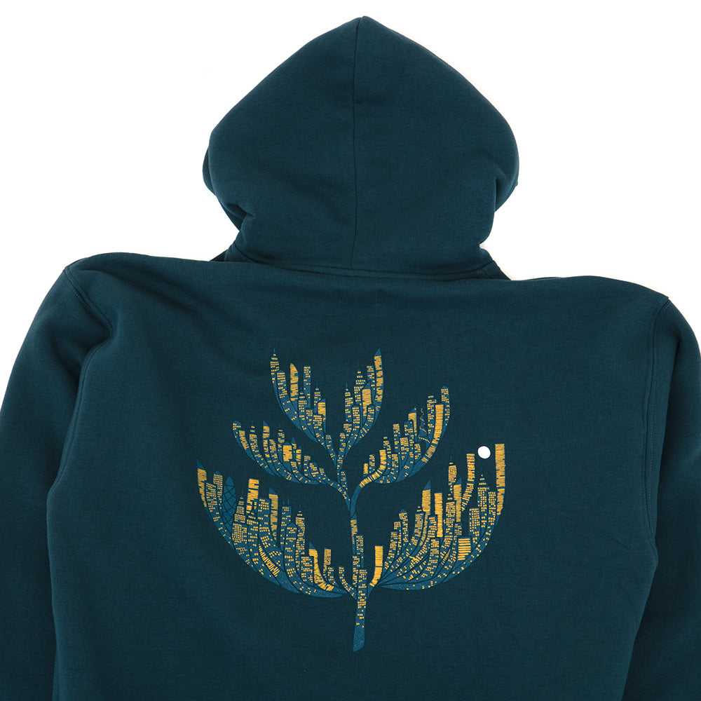 Downtown Hooded Sweatshirt (Petrol Blue)