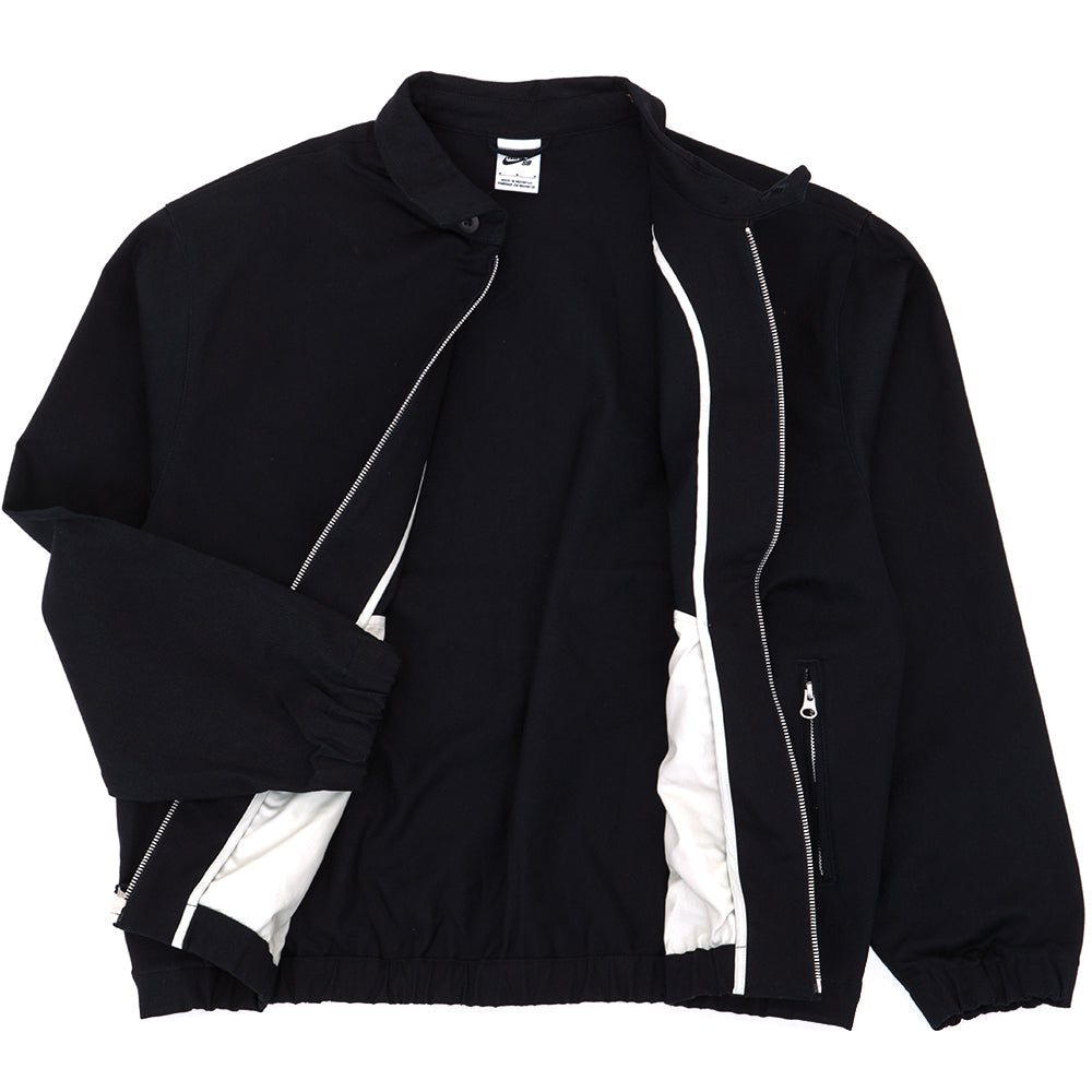 Woven Twill Premium Skate Jacket (Black)