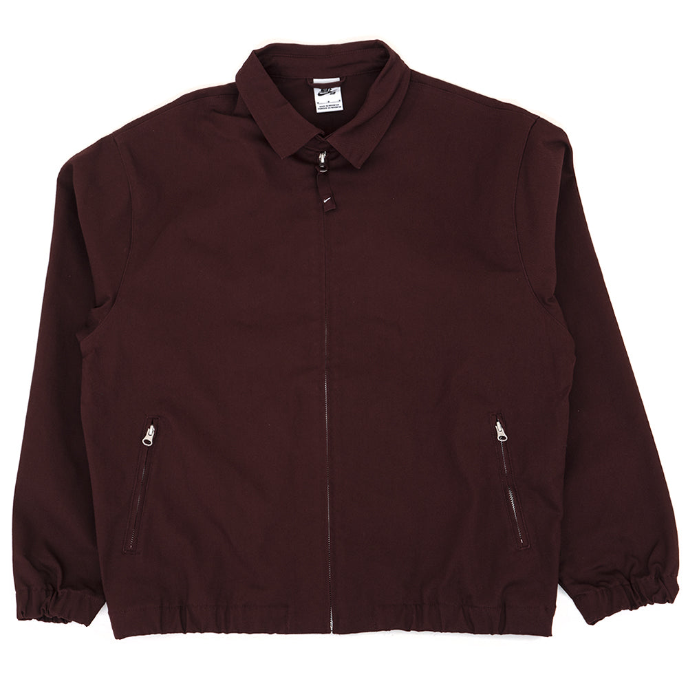 Woven Twill Premium Skate Jacket (Burgundy Crush)