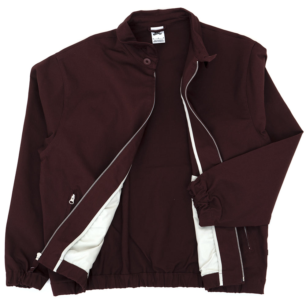 Woven Twill Premium Skate Jacket (Burgundy Crush)