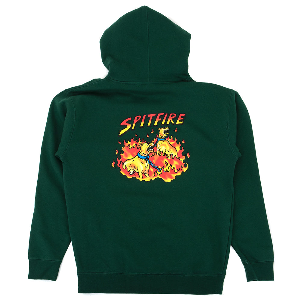Hell Hounds II Pullover Hooded Sweatshirt (Dark Green)