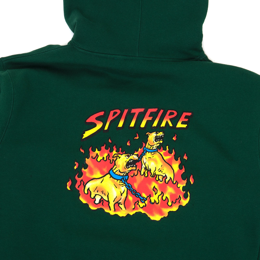 Hell Hounds II Pullover Hooded Sweatshirt (Dark Green)
