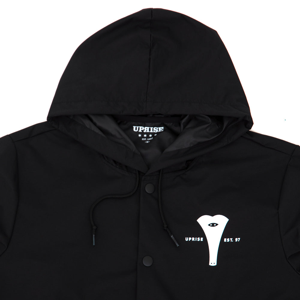 Picasso Pieces Hooded Windbreaker (Black)